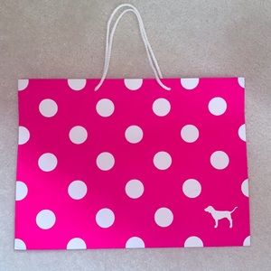 PINK Victoria’s Secret Large Logo Shopping Bag